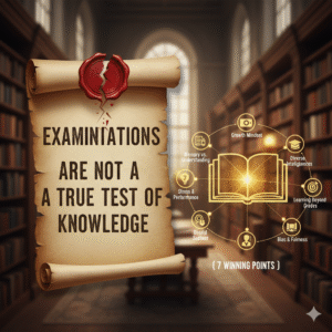 Examinations Are Not a True Test of Knowledge (7 Winning Points)