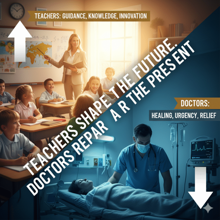 Teachers are more important than doctors