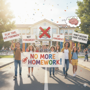 Homework should be banned in schools