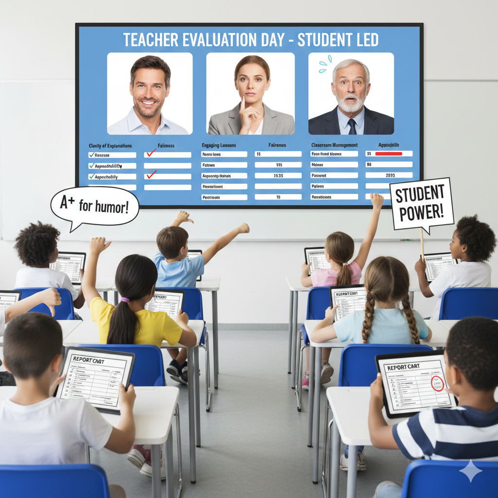 Students should be allowed to grade teachers.