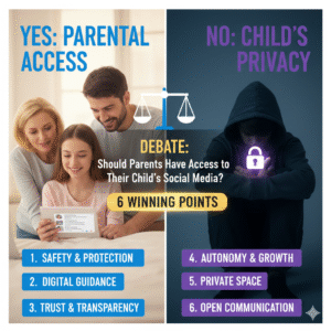 Should Parents Have Access to Their Child’s Social media? (6 Winning Points)