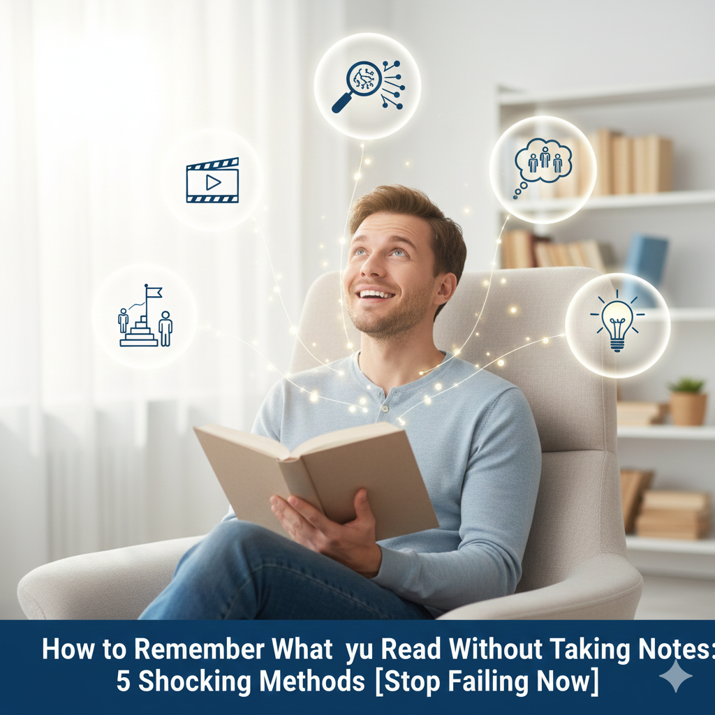How to Remember What You Read Without Taking Notes: 5 Shocking Methods [Stop Failing Now]